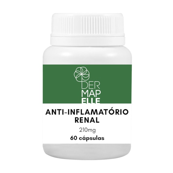 Anti-Inflamatório Renal 210mg 60 Cápsulas | Dermapelle