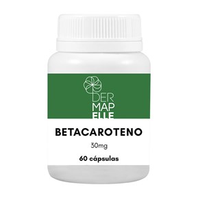 Produto Betacaroteno 30mg 60 Cápsulas