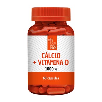 Cálcio + Vitamina D 1000mg 60 Cápsulas