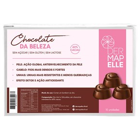 Produto Chocolate da Beleza - Bioarct e SiliciuMax 15un