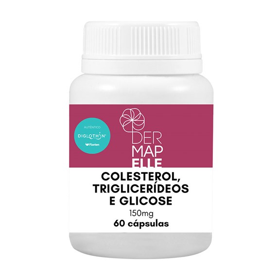 Colesterol, Triglicerídeos e Glicose (Diglothin®) 150mg 60 Cápsulas