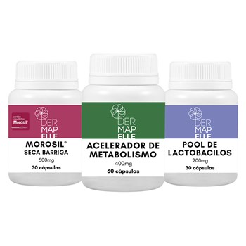 COMBO Acelerador de Metabolismo 400mg + Morosil® 500mg + Pool de Lactobacilos 200mg