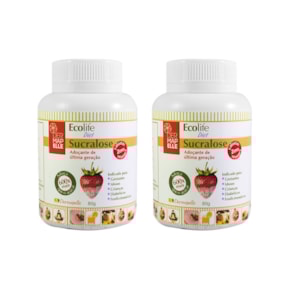 Produto COMBO Adoçante em Pó Sucralose 80g (2 Unidades)
