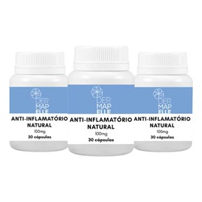 Produto COMBO Anti-inflamatório Natural 100mg 30 cápsulas (3 Unidades)