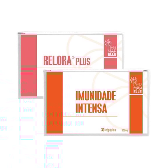 COMBO Antiestresse Relora Plus + Imunidade Intensa Dermapelle
