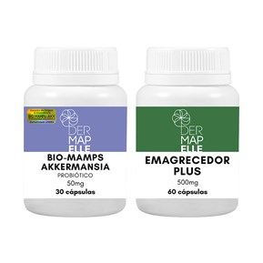 Produto COMBO Bio-MAMPs® Akkermansia 50mg + Emagrecedor Plus 500mg