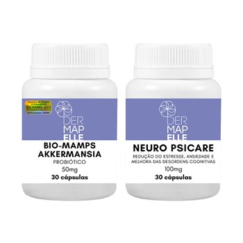 COMBO BioMAMPs® Akkermansia 50mg + Neuro PSICARE® 100mg