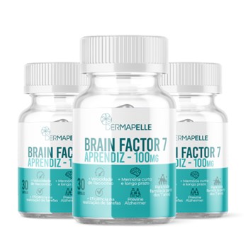 COMBO Brain Factor-7® Aprendiz 100mg 30 cápsulas (3 Unidades)