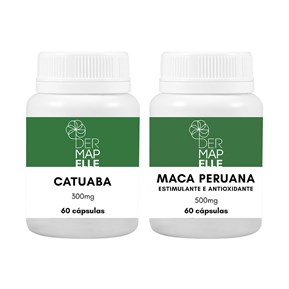 Produto COMBO Catuaba 300mg + Maca Peruana 500mg