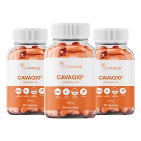 Produto COMBO CavaQ10® (Coenzima Q10) 50mg 30 Cápsulas (3 unidades)