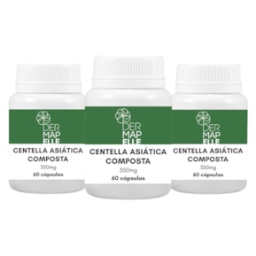 Produto COMBO Centella Asiática Composta 350mg (3 Unidades)