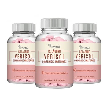 COMBO | Colágeno Verisol 60 Comprimidos Mastigáveis (3un)