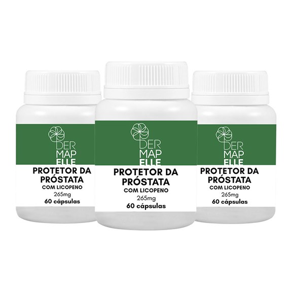 COMBO Composto Protetor da Próstata 265mg 60 Cápsulas (3 Unidades)