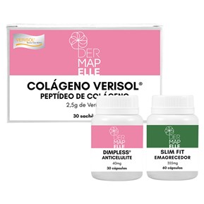 Produto COMBO | Dimpless Anticelulite + Slim Fit Emagrecedor + Colágeno Verisol