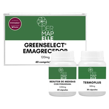 COMBO | Emagrecedor Greenselect® Phytosome 120mg + Termoplus 500mg + Redutor de Medidas 1100mg