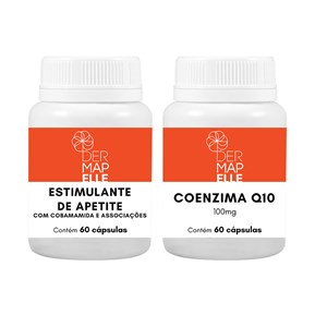 Produto COMBO Estimulante do Apetite 60 Cápsulas + Coenzima Q10 100mg 60 Cápsulas