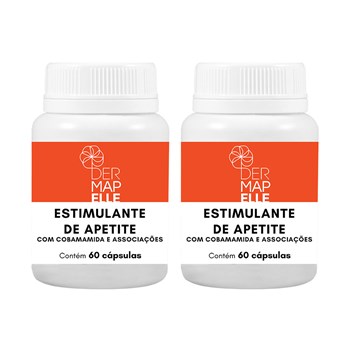 COMBO Estimulante do Apetite com Cobamamida e Associações 60 Cápsulas (2 Unidades)