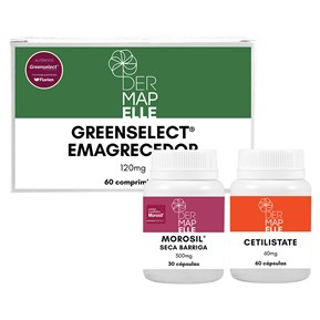 Produto COMBO Greenselect® Phytosome 120mg + Morosil® 500mg + Cetilistate 60mg