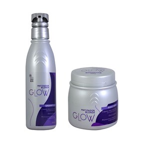Produto COMBO Máscara Matizadora + Shampoo Matizador - Linha Blonde Glow