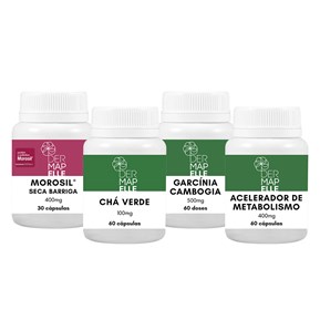 Produto Combo Morosil + Acelerador de Metabolismo + Chá Verde + Garcínia Cambogia