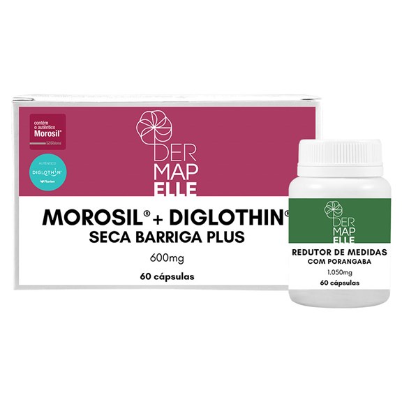 COMBO | Morosil com Diglothin Seca Barriga Plus + Redutor de Medidas com Porangaba