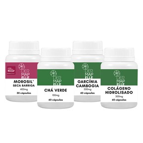 Produto Combo Morosil® + Chá Verde + Colágeno + Garcínia Cambogia