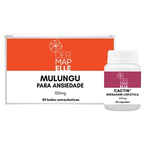 Produto COMBO | Mulungu Balas Nutracêuticas para Ansiedade + Cactin Drenagem Linfática