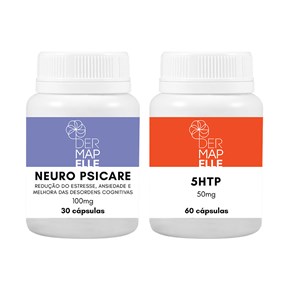 Produto COMBO Neuro PSICARE® 100mg + 5HTP 50mg