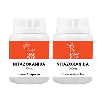 COMBO Nitazoxanida 500mg 6 Cápsulas (2 Unidades)