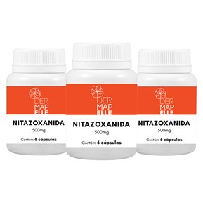 Produto COMBO Nitazoxanida 500mg 6 Cápsulas (3 Unidades)
