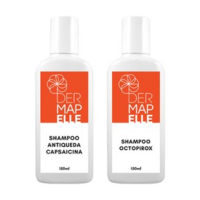 Produto COMBO | Octopirox Shampoo 150ml + Shampoo Anti-Queda Capsaicina 150ml
