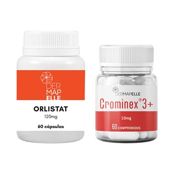 COMBO Orlistate 120mg 60 cápsulas + Crominex® 3+ 10mg 60 Comprimidos