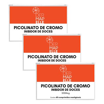 COMBO| Picolinato de Cromo - Inibidor de Doces (3 Unidades)