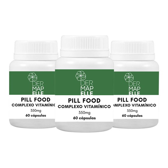 COMBO | Pill Food Complexo Vitamínico (3 Unidades)