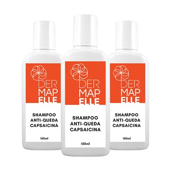 COMBO| Shampoo Antiqueda Capsaicina 150ml (3 Unidades)