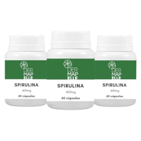 Produto COMBO Spirulina 400mg 60 Cápsulas (3 unidades)