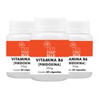 COMBO| Vitamina B6 (Piridoxina) 25mg (3 Unidades)