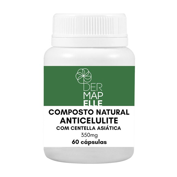 Composto Natural Anticelulite 350mg 60 Cápsulas