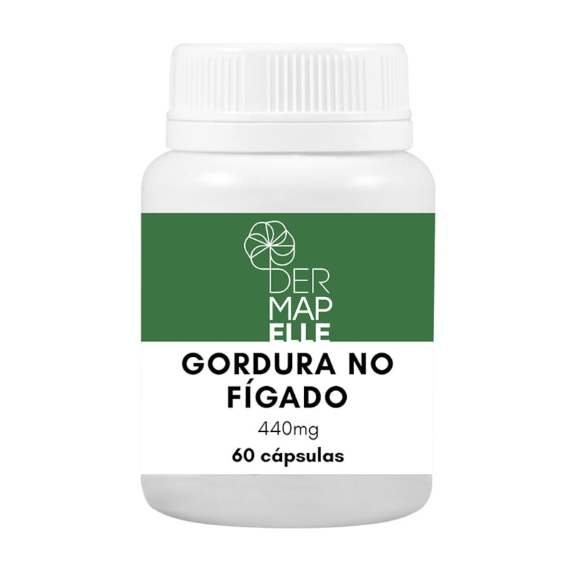 Composto para Gordura no Fígado 60 Cápsulas | Dermapelle