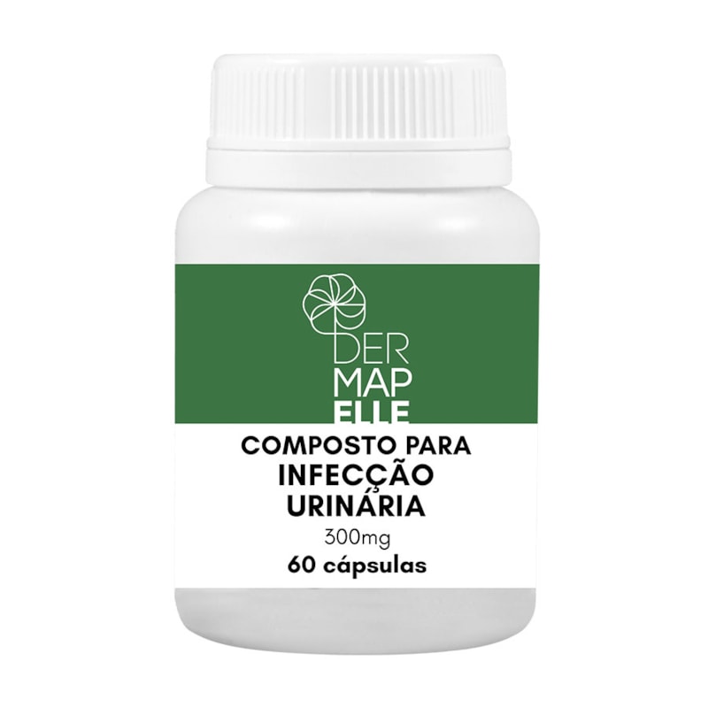 Composto Para Infec o Urin ria 300mg 60 C psulas Dermapelle composto-para-infec-o-urin-ria-300mg-60-c-psulas-dermapelle