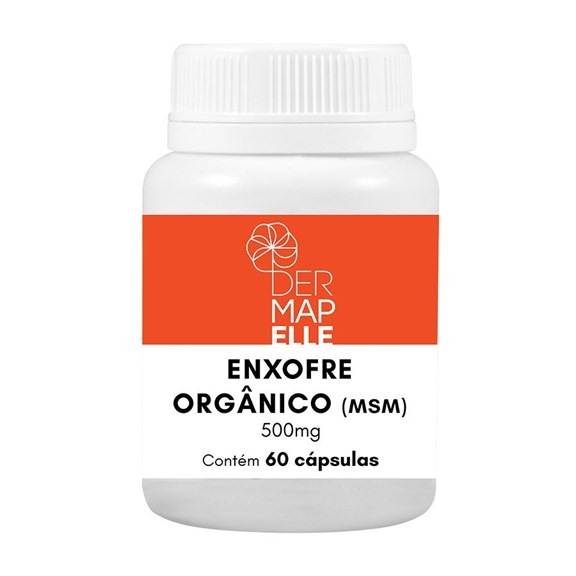 Enxofre Orgânico (MSM) 500mg 60 Cápsulas