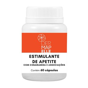 Produto Estimulante do Apetite com Cobamamida e Associações 60 Cápsulas