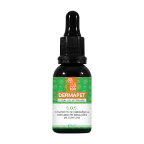 Produto Floral Pet S.O.S 30ml - Dermapet