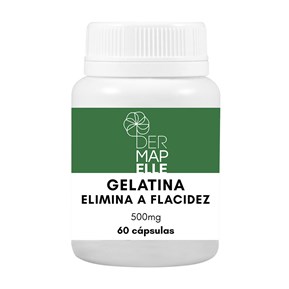 Produto Gelatina - Elimina a Flacidez 500mg 60 Cápsulas