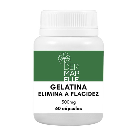 Gelatina - Elimina a Flacidez 500mg 60 Cápsulas