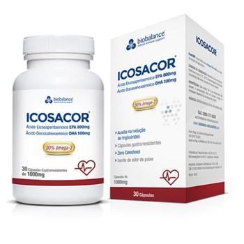 ICOSACOR® 1000mg 30 cápsulas