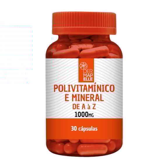 Polivitamínico e Mineral de A à Z 1000mg 30 Cápsulas