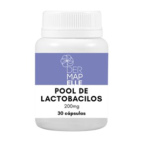 Produto Pool de Lactobacilos 200mg 30 Cápsulas