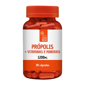 Produto Própolis Vitaminas e Minerais 1200mg 30 cápsulas