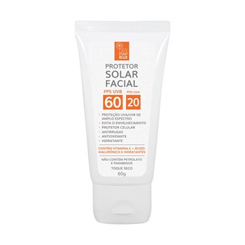 Protetor Solar Facial com Vitamina C FPS 60 60g